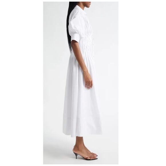 Cinq à Sept Monty Pleated Midi Dress Size 8 - Picture 3 of 13